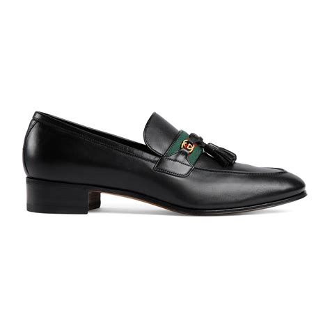 gucci loafer with web and interlocking g|interlocking g loafers.